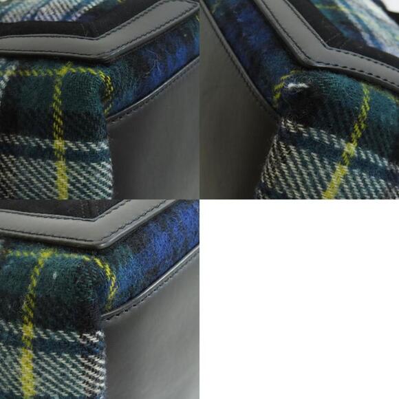 BALENCIAGA Navy Cabas S Handbag Wool 339933 - Picture 10 of 11